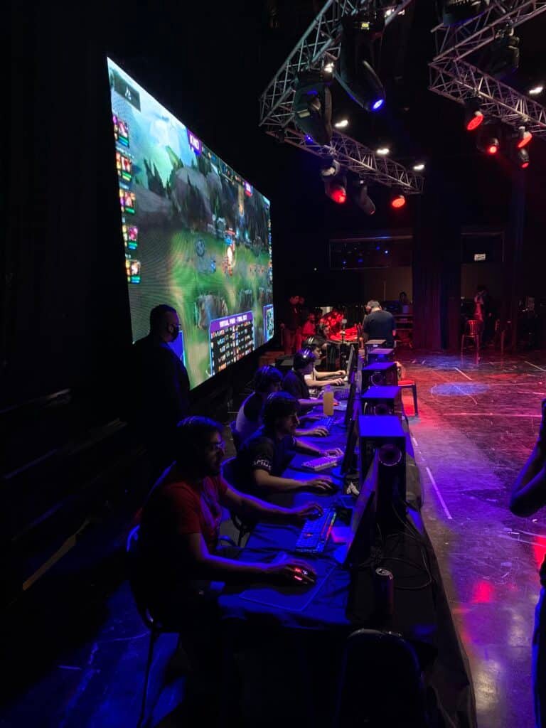 Puestos de juego en evento